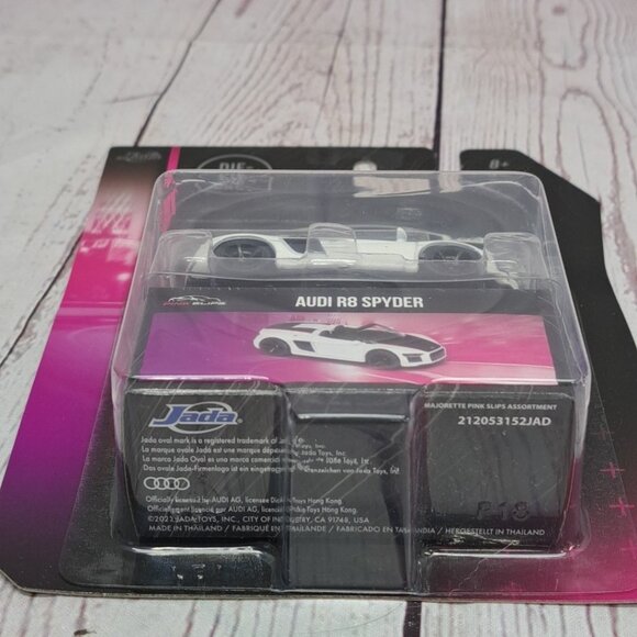 Jada Toys Pink Slips Audi R8 Spyder White Black Diecast 1:64, Limited Ed 2023 - Picture 6 of 6